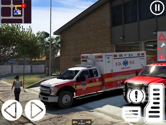 Изображение игры: Ambulance Simulator 2021