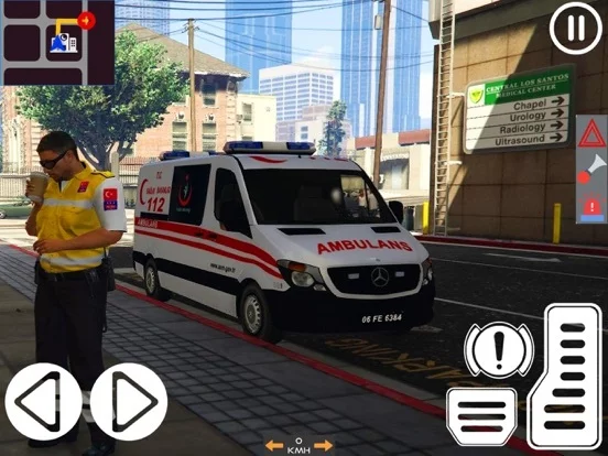Изображение игры: Ambulance Simulator 2021
