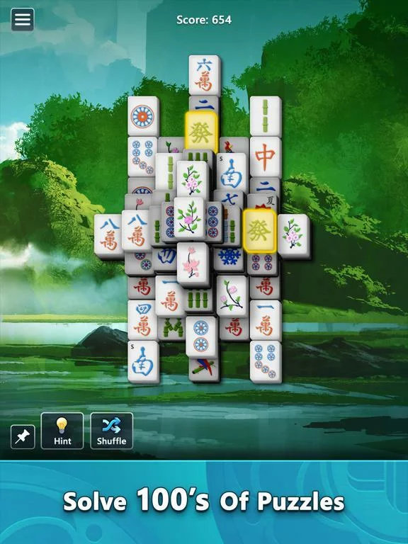 Изображение игры: Mahjong by Microsoft