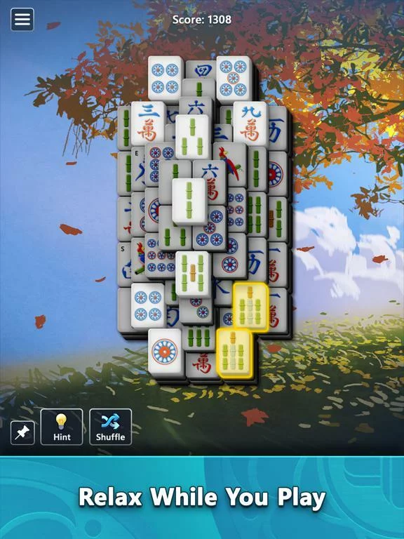 Изображение игры: Mahjong by Microsoft