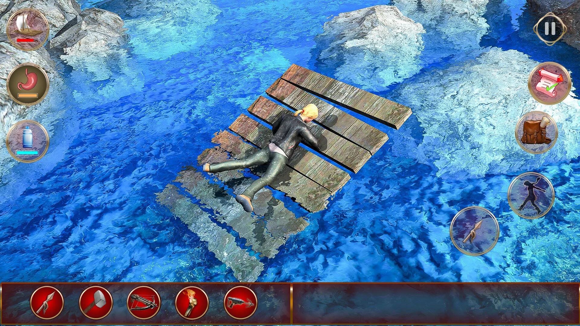 Изображение игры: Island Raft Survival 2021: Ocean Escape