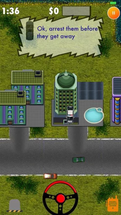 Изображение игры: 2D Police Pursuit