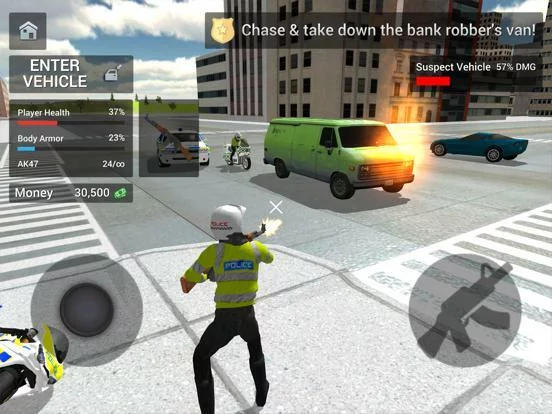 Изображение игры: Police Car Driving: Crime City