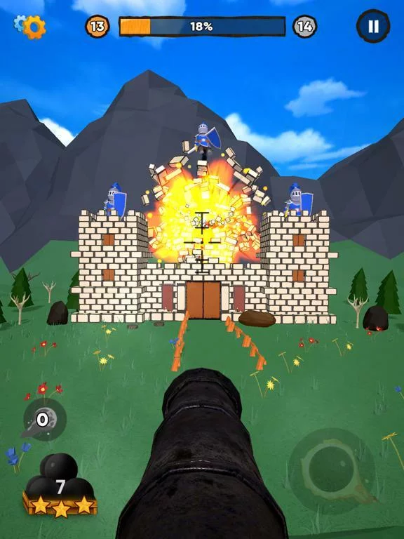Изображение игры: Cannon It!
