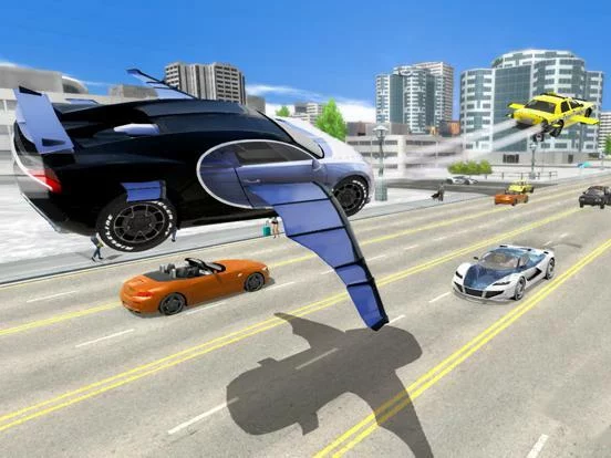 Изображение игры: Flying Car Transport Simulator