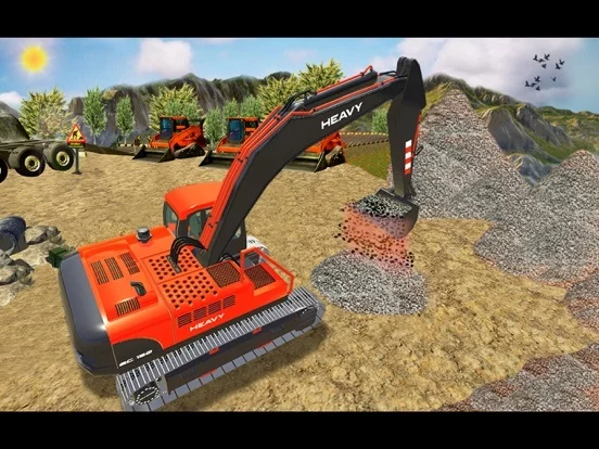 Изображение игры: Construction Excavator Game 3d
