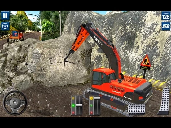 Изображение игры: Construction Excavator Game 3d
