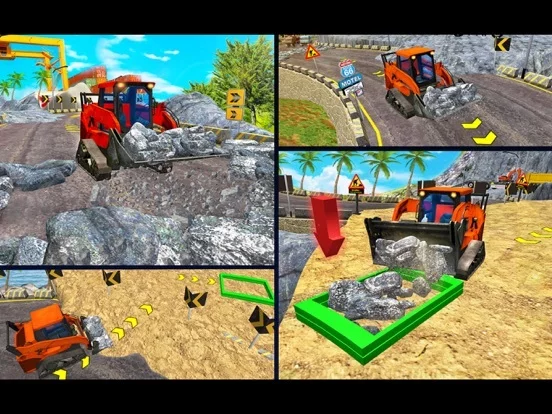 Изображение игры: Construction Excavator Game 3d