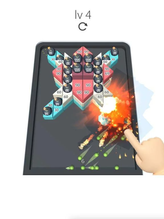 Изображение игры: Super Balls - 3D Brick Breaker