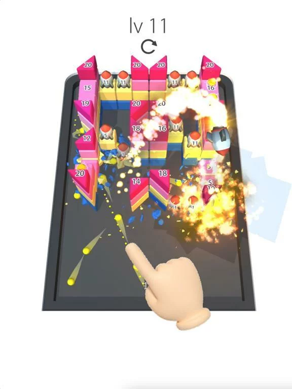 Изображение игры: Super Balls - 3D Brick Breaker
