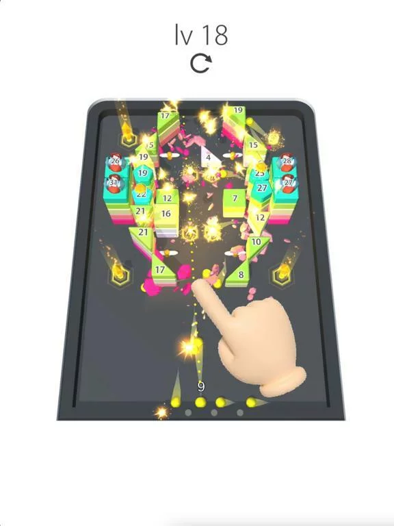 Изображение игры: Super Balls - 3D Brick Breaker