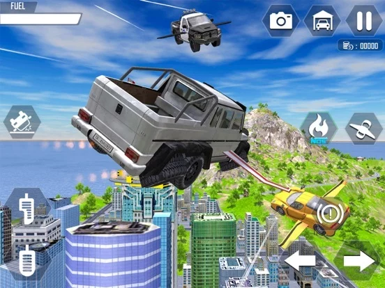 Изображение игры: Flying Car Extreme Simulator