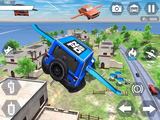 Изображение игры: Flying Car Extreme Simulator