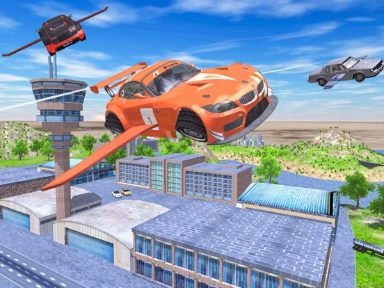 Изображение игры: Flying Car Extreme Simulator