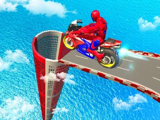 Изображение игры: Bike Stunt Games Motorcycle 2