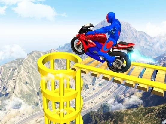 Изображение игры: Bike Stunt Games Motorcycle 2