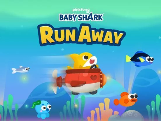 Изображение игры: Baby Shark Run Away