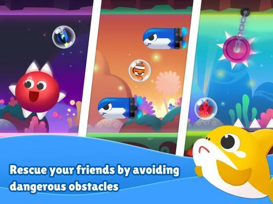 Изображение игры: Baby Shark Run Away