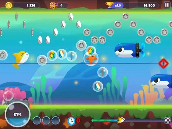Изображение игры: Baby Shark Run Away