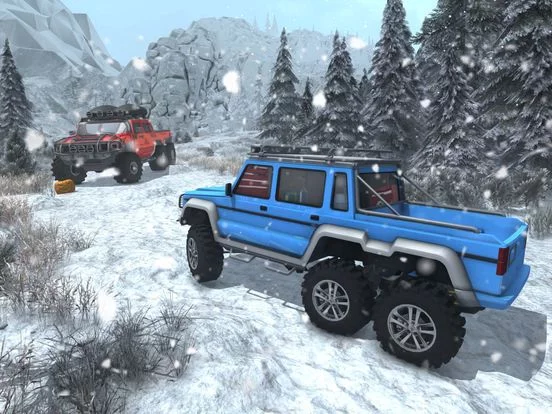 Изображение игры: Snow Driving Simulator - Off Road 6x6 Truck Game