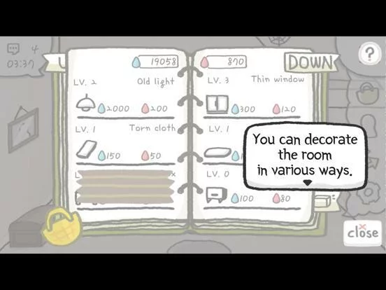 Изображение игры: Rainy attic room