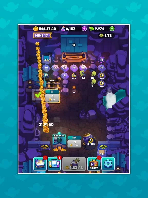 Изображение игры: Gold and Goblins: Idle Miner