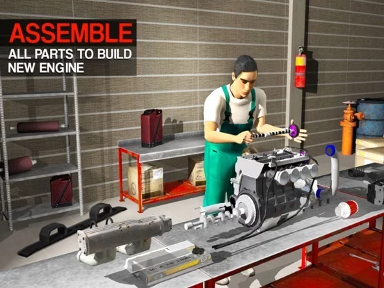 Изображение игры: Car Mechanic Engine Overhaul - Auto Repair Factory