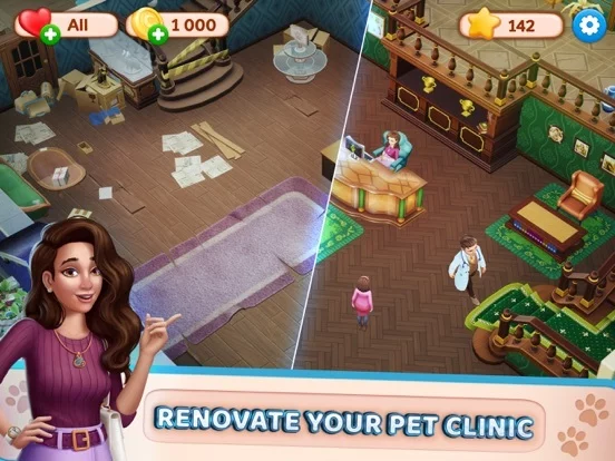 Изображение игры: Pet Clinic: Match 3 & Design