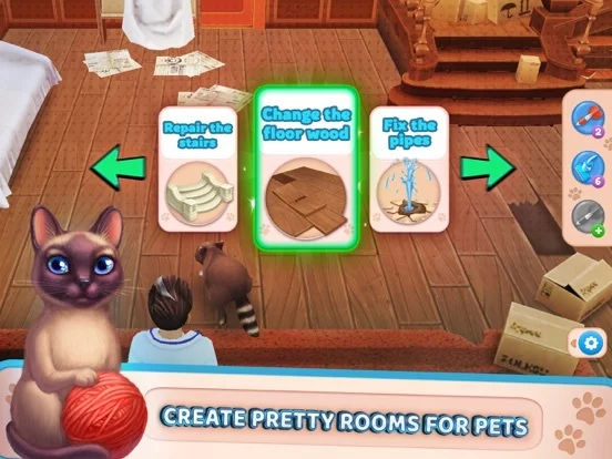 Изображение игры: Pet Clinic: Match 3 & Design