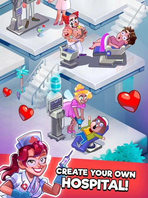 Изображение игры: Crazy Hospital - Idle Clicker