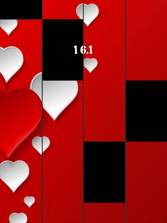 Изображение игры: Piano Tile Valentines - Free Music Games For Love