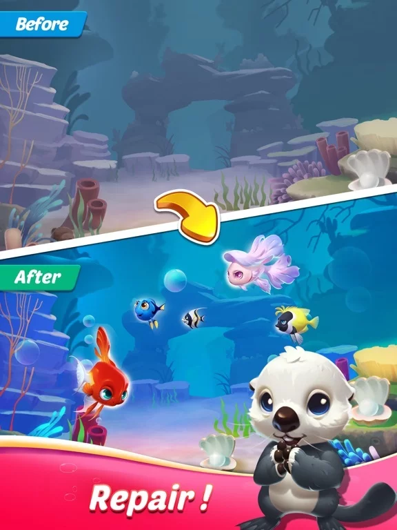 Изображение игры: Fish Match - Home Design