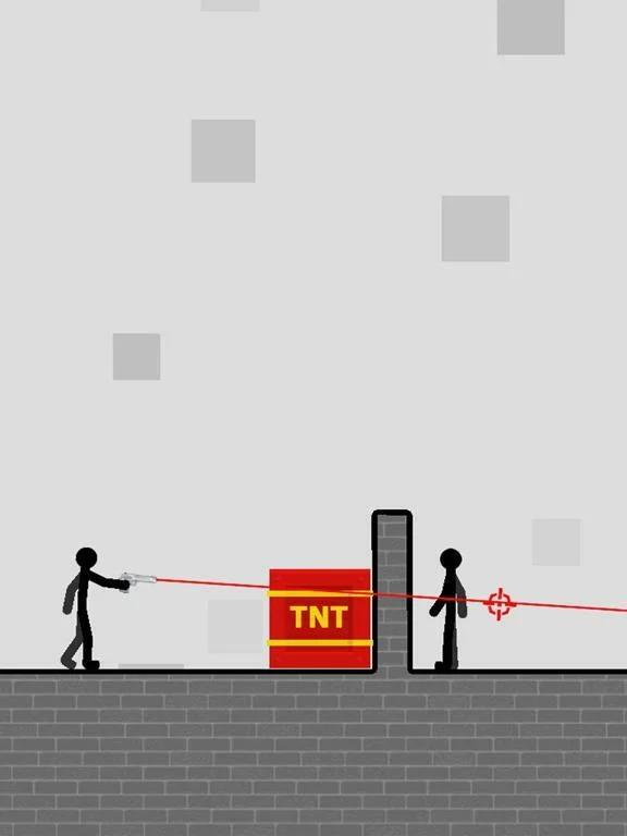 Изображение игры: Stickman Bullet