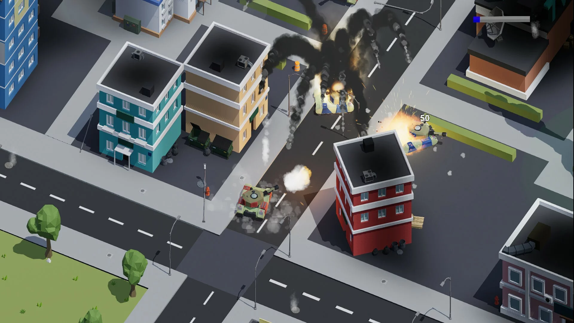 Изображение игры: Tank Rampage
