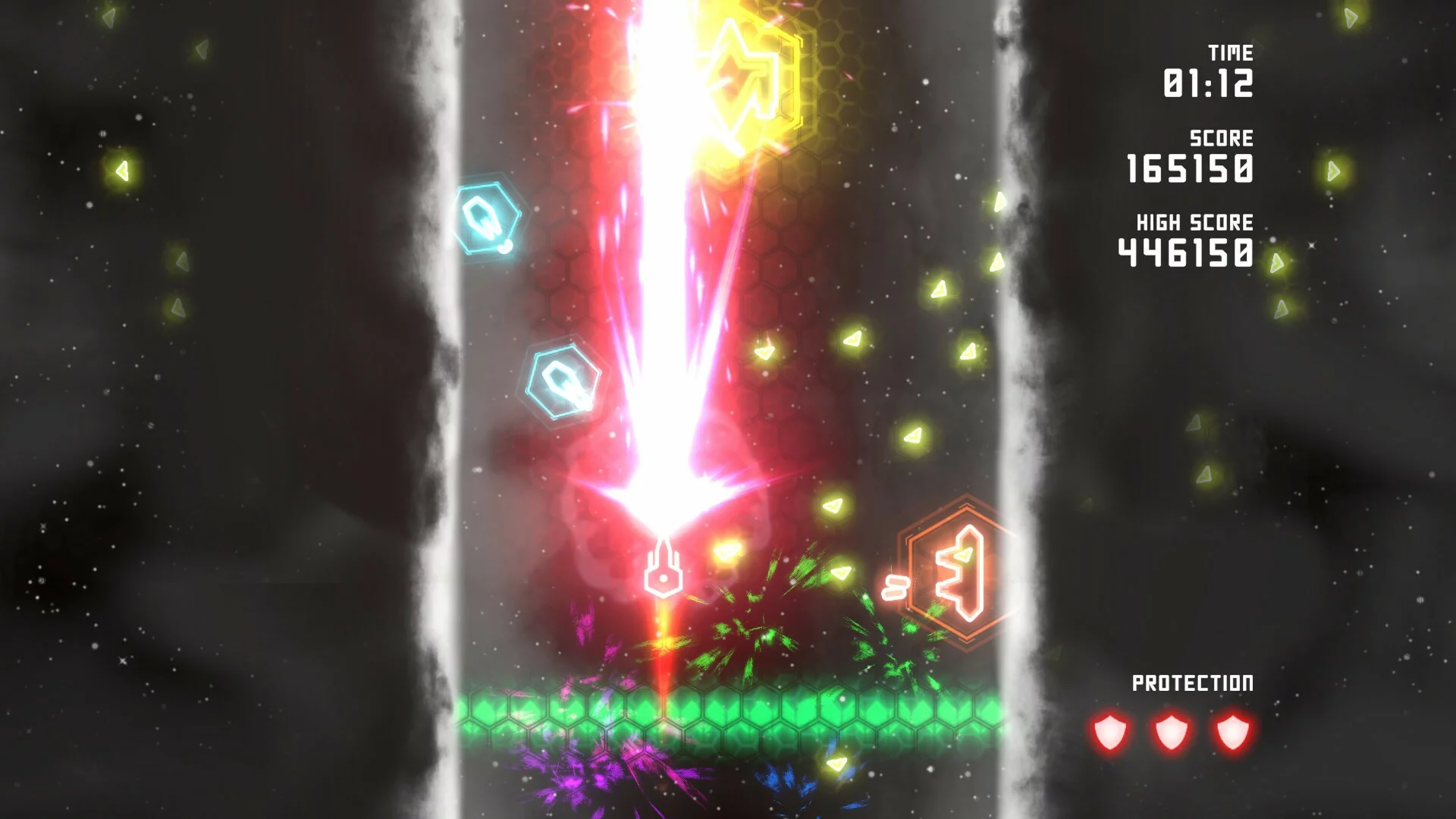 Изображение игры: Neon Ships: The Type'em Up Shooter
