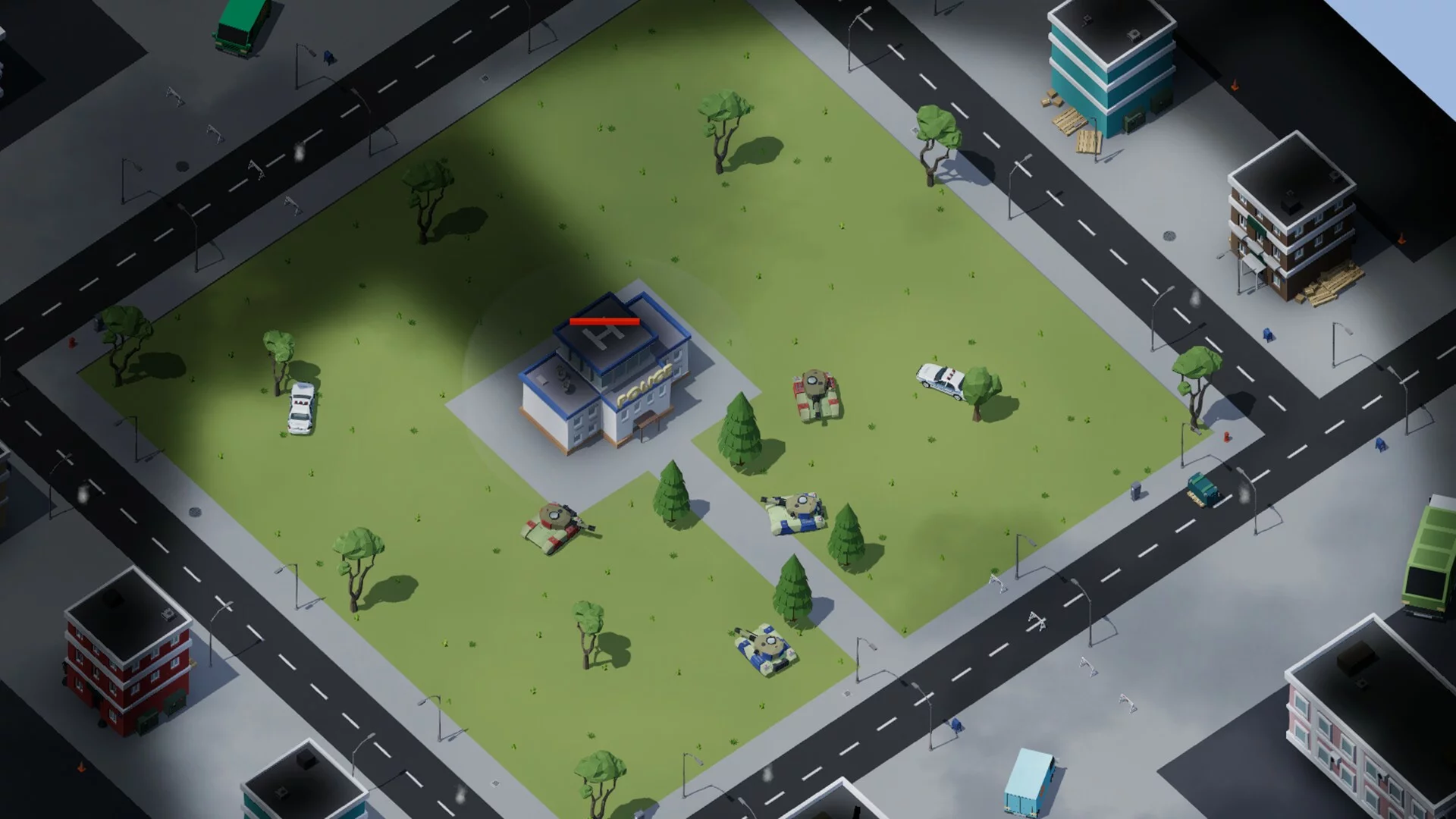 Изображение игры: Tank Rampage