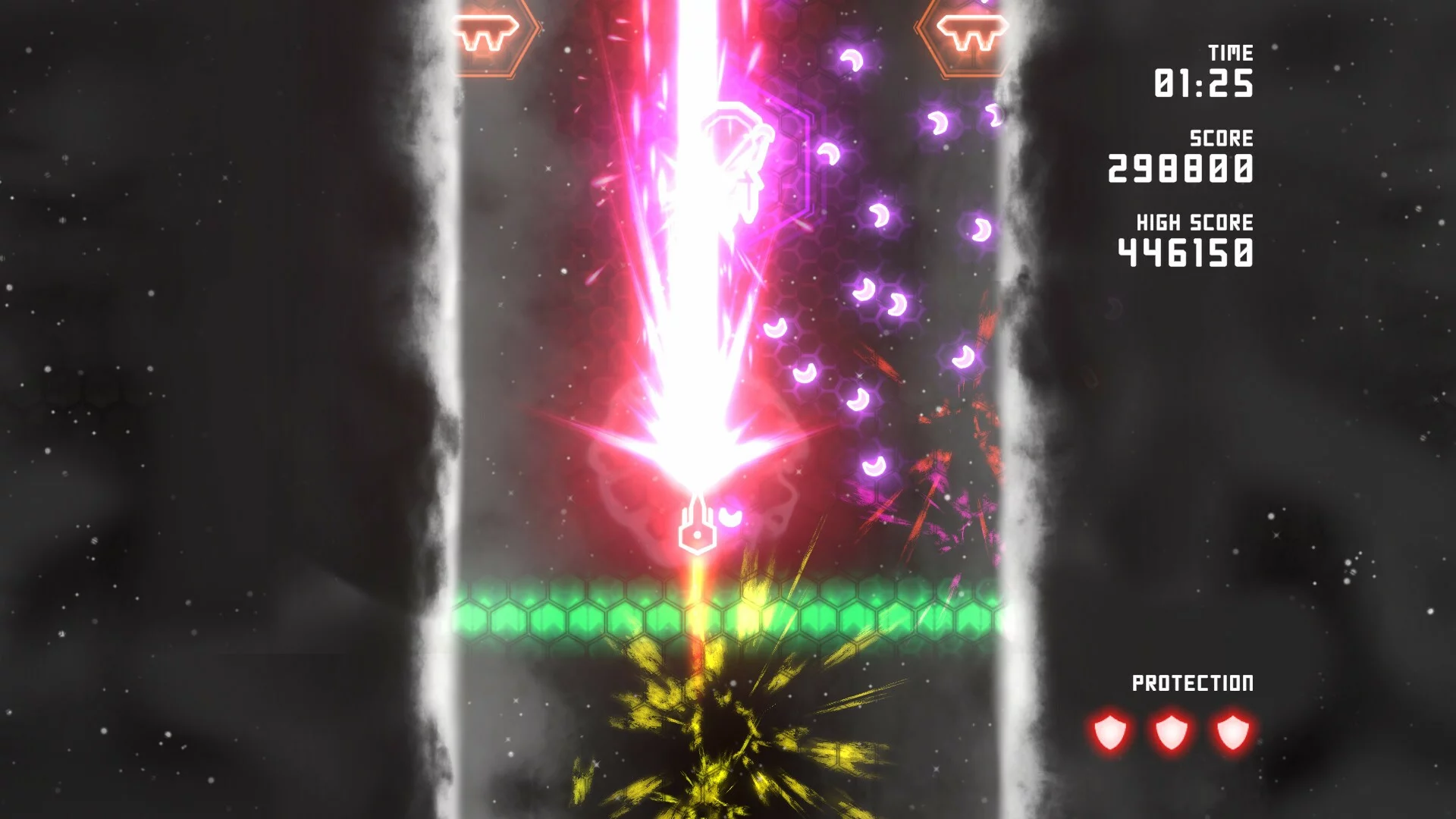 Изображение игры: Neon Ships: The Type'em Up Shooter