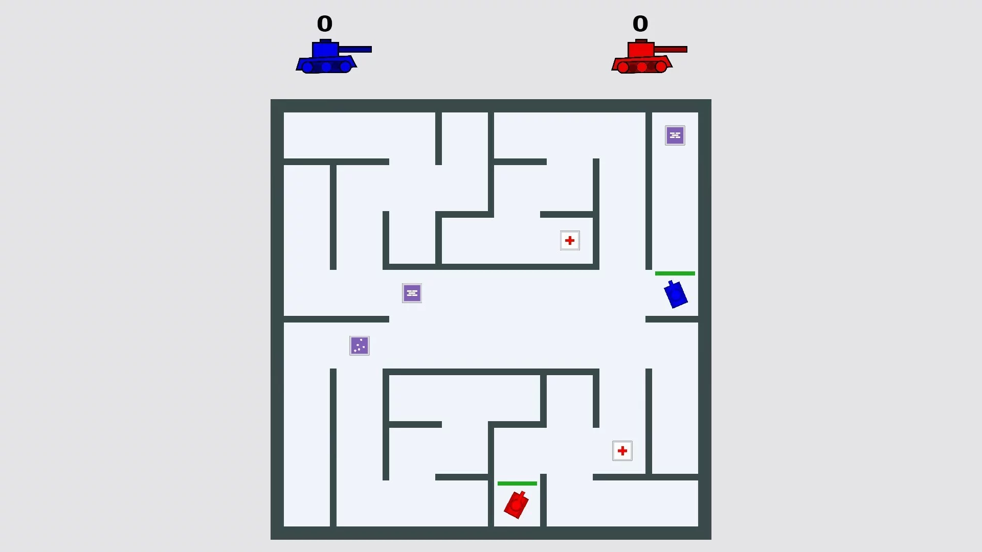 Изображение игры: Tanks in Labyrinth