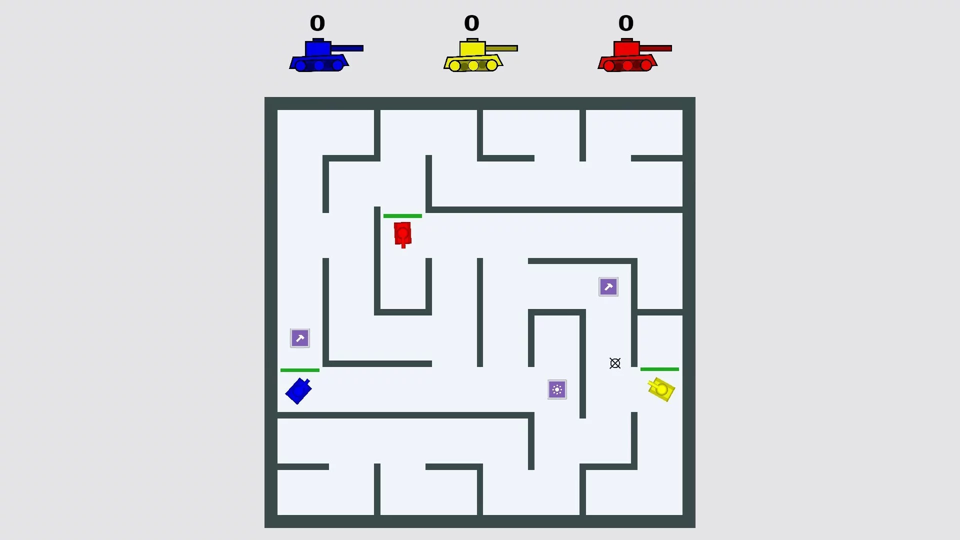 Изображение игры: Tanks in Labyrinth