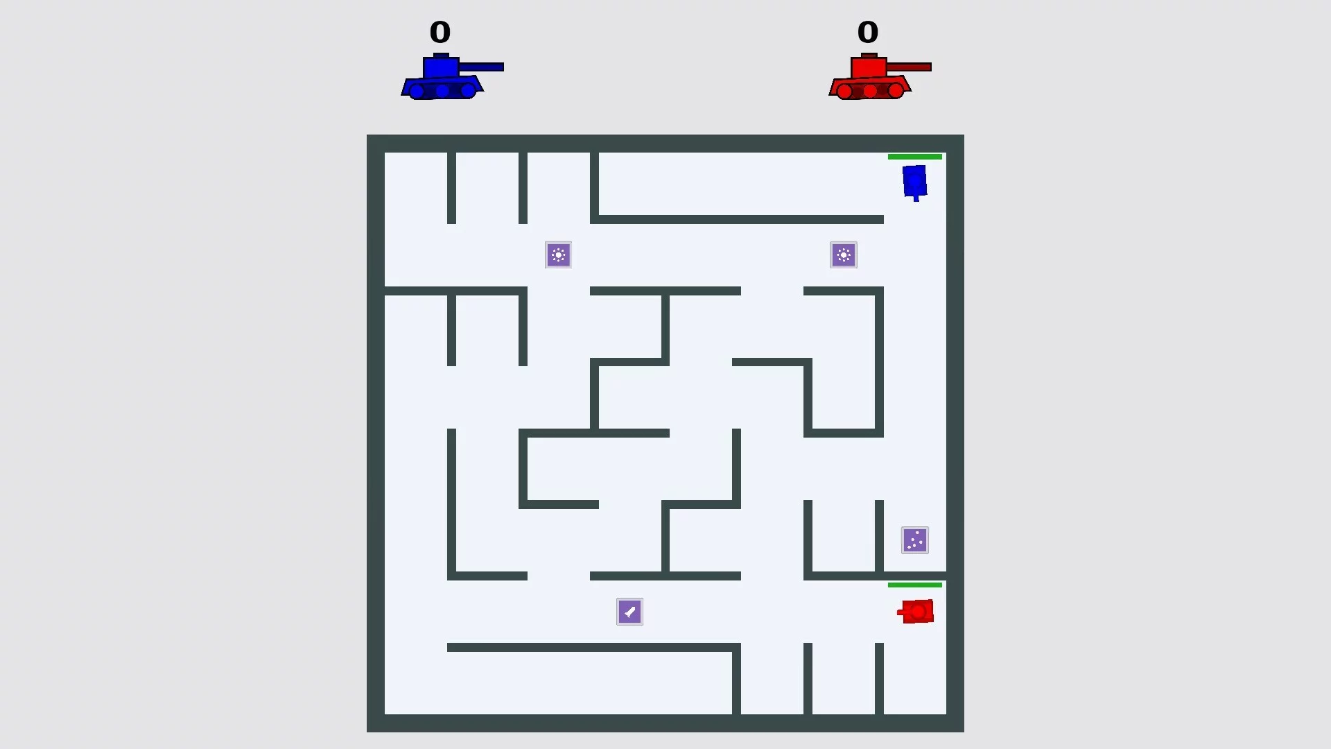 Изображение игры: Tanks in Labyrinth