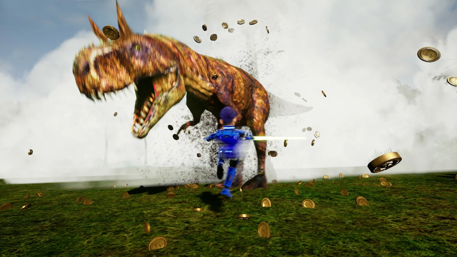 Изображение игры: Escape from dinosaur island