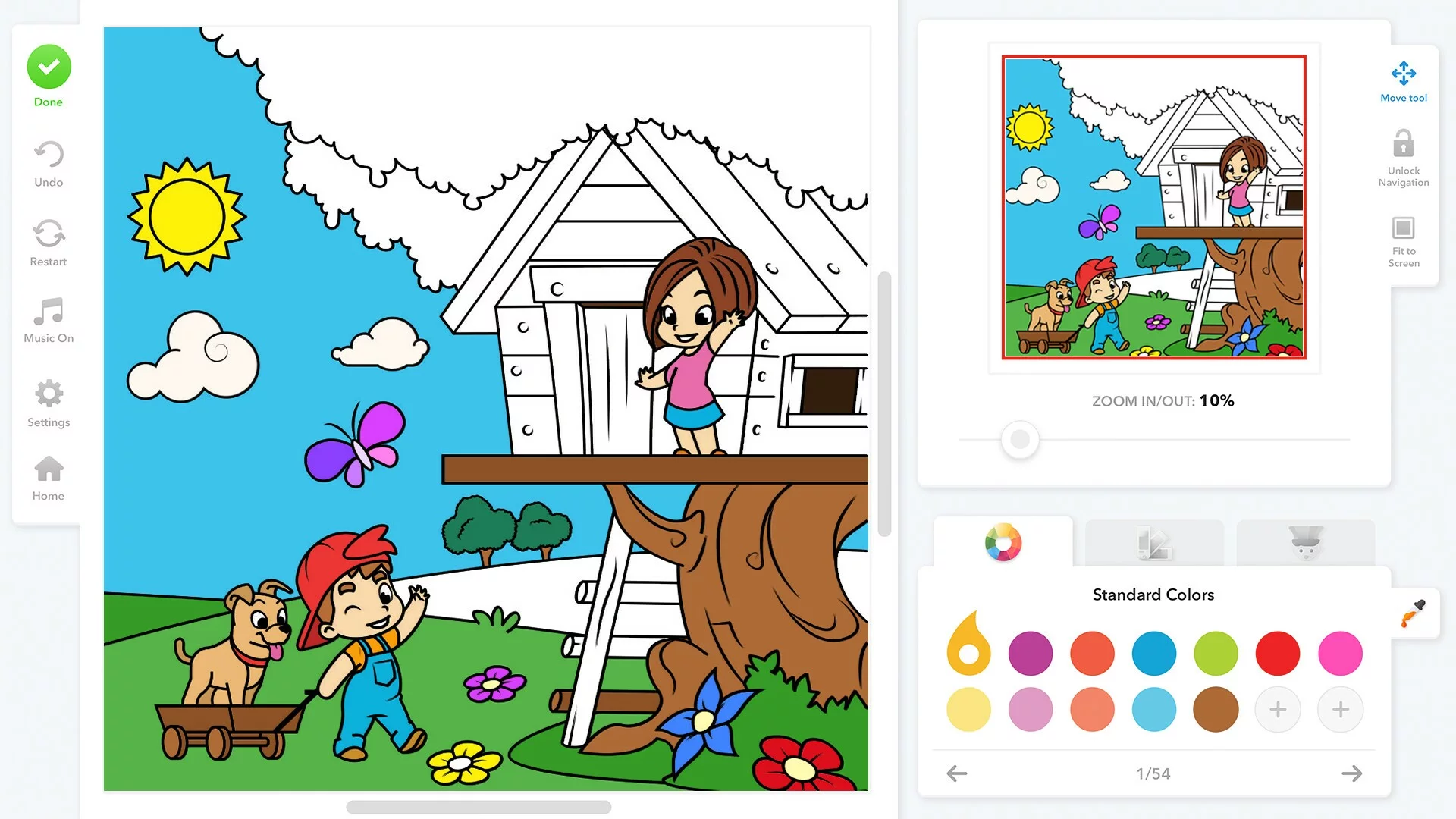 Изображение игры: Coloring Book for Kids