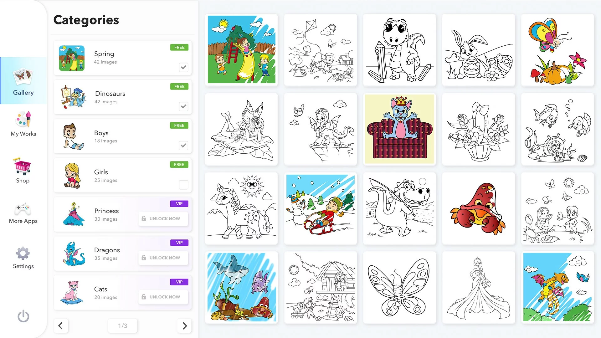 Изображение игры: Coloring Book for Kids