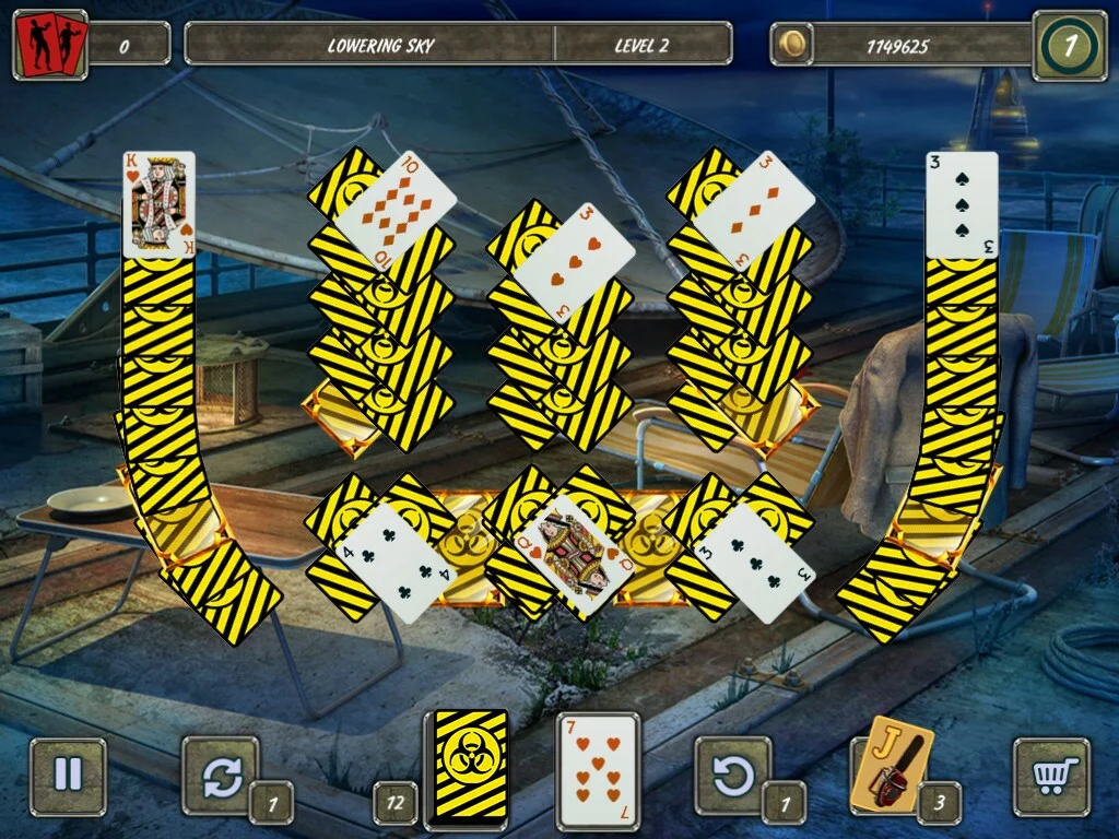 Изображение игры: Dangerous Solitaire. Zombie Fever