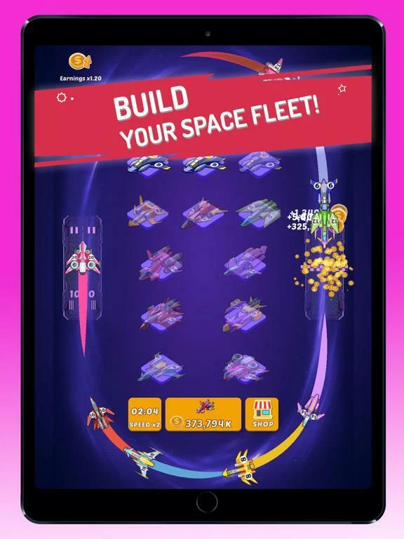 Изображение игры: Merge Spaceships - Idle Game