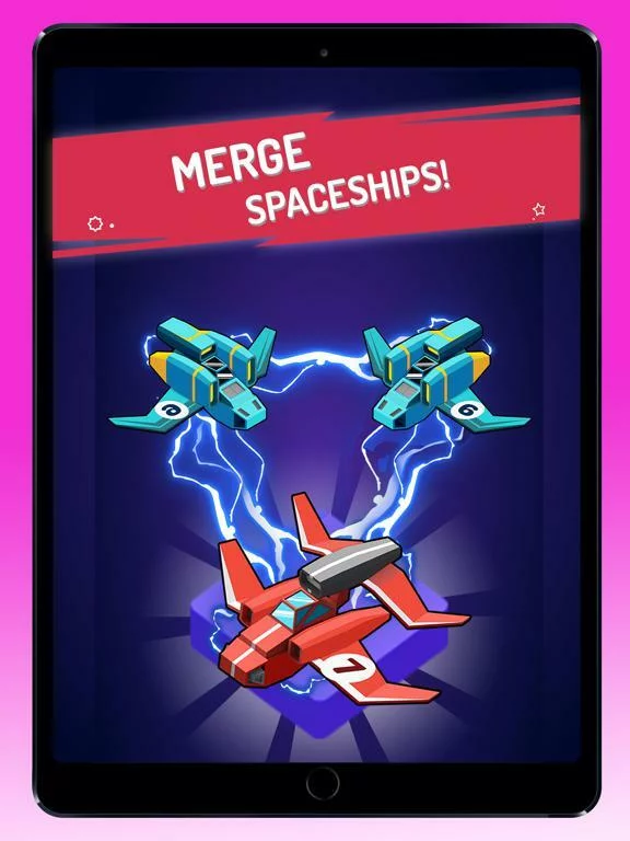Изображение игры: Merge Spaceships - Idle Game
