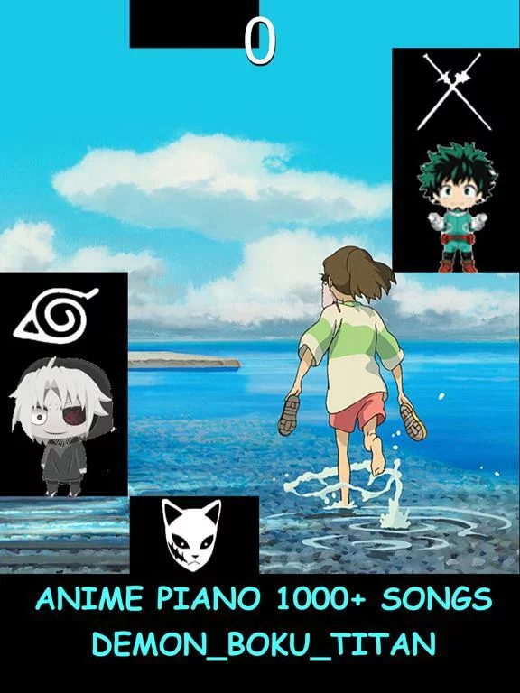 Изображение игры: Otaku Piano: Anime Manga songs