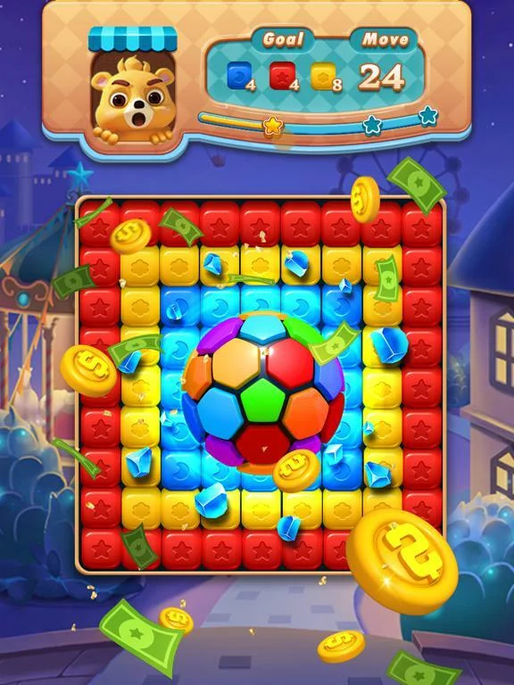 Изображение игры: Toy Block: Tap Cube Brick Pop