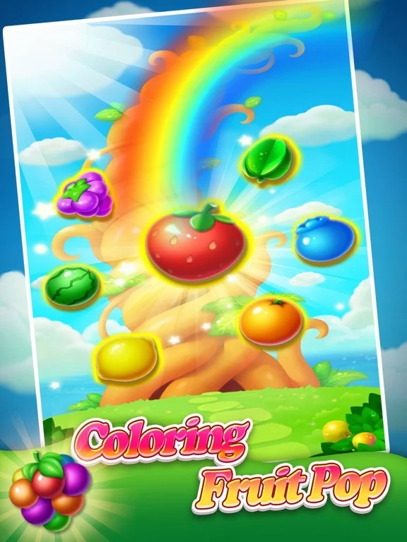Изображение игры: Coloring Fruit Pop