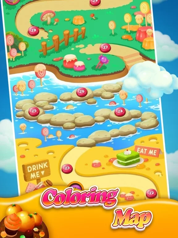 Изображение игры: Coloring Fruit Pop